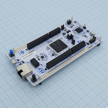NUCLEO-H743ZI2 - Отладочная плата на базе MCU STM32H743ZIT6U (ARM Cortex-M7), STLINK-V3E, Arduino, Ethernet