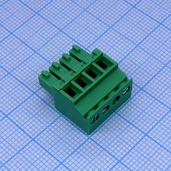 15EDGKA-3.81-04P-14-100A(H) - Разъемный клеммный блок. Серия 15EDGKА-3.81, 4 контакта