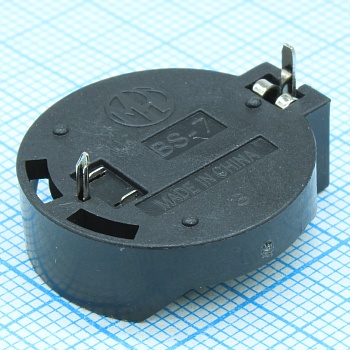 BS-7 - Держатель батареи стекло/нейлон 1 эл.