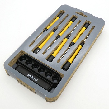 Набор отверток 270PK601 PicoFinish ESD - Набор отверток(6штук) рукоятки с крутящимся колпачком и зоной быстрого кручения. Антистатические