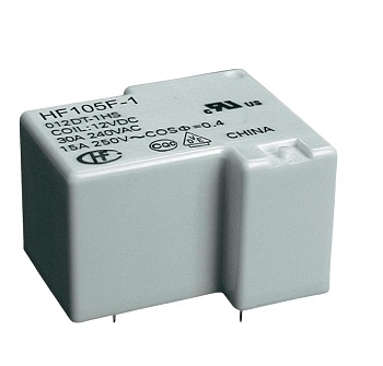 HF105F-1/012D6-1ZSTF - Реле силовое, 20 А, 12 В, SPST