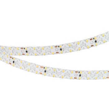 Лента RZ-A160-15mm 24V Warm2700 (19.2 W/m, IP20, 2835, 5m) 048010 - Гибкая лента с фигурной платой в форме волны, легко изгибается на плоскости. Светодиоды smd 2835, 160шт/м (800шт на 5м), белая плата 15 мм, скотч 3М. Цвет ТЕПЛЫЙ 2700K. Питание 24V, мощно