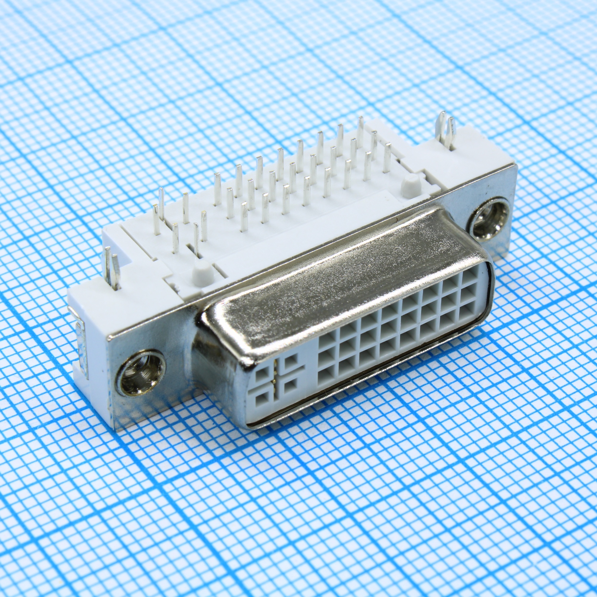 DS1091-VN0X - Розетка DVI на плату угловая