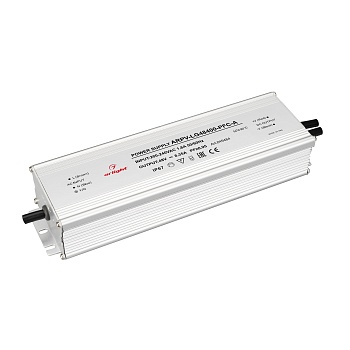 Блок питания ARPV-LG48400-PFC-A (48V, 8.3A, 400W) 045484 - Источник напряжения с гальванической развязкой для светодиодных изделий. Входное напряжение 200-240 VAC. Выходные параметры: 48 В, 8.3 А, 400 Вт. Встроенный PFC >0,95. Герметичный алюминиевый корп