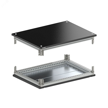 Комплект, крыша и основание, для шкафов nCQE, 600 x 600 мм R5NKTB66