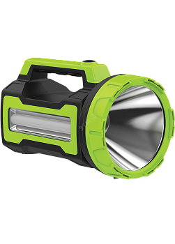 Фонарь аккумуляторный KOSMOS premium LED 10Вт боков. панель 3Вт 3 режима регулир. яркости ЗУ 220/12В USB выход KOSAccu9110WUSB