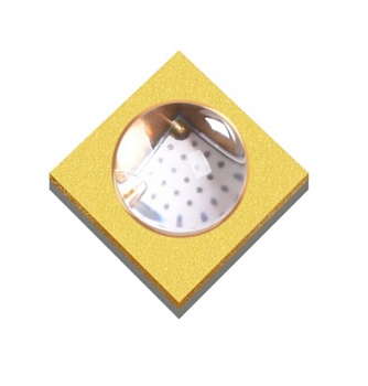 HL-CMH235A1V113Z1V2 - Ультрафиолетовый светодиод smd 3,7х3,7мм/395нм/мощность излучения 1800-2200мВт при 1000мА/3.4-4.2В/60° максимальный ток 1200мА