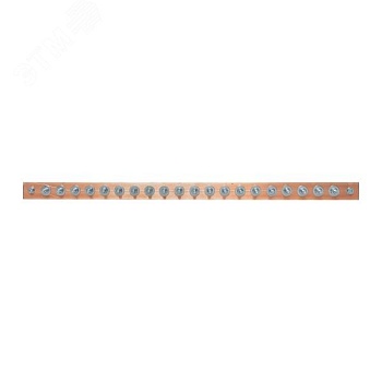 Главная заземляющая шина с изоляторами на 20 подключений ГЗШ-20 Сu EKF