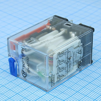 HF18FH/024-4Z13D - Реле силовое, 6А 4 группы на переключение катушка 24В