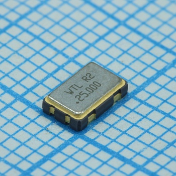 WTL5K85428FO - Кварцевый генератор 25 МГц для поверхностного монтажа