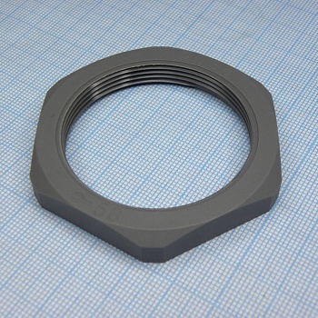 DLM-PG36P-1 (grey) - Гайка для крепления кабель ввода на панель