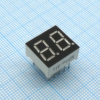 FYD-3621BD-11 - 2-х разрядный индикатор 9,2мм/красный/650нм/26-38мкд/ОА