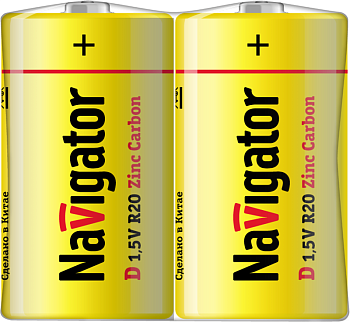 Элемент питания солевой D/R20 94 761 NBT-NS-R20-SH2 (уп.2шт) 94761