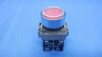 Кнопка LA167-BAF45 d=22мм 1з+1р красная BBT20-BAF45-3-22-67-K04