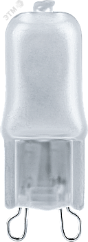 Лампа галогенная КГМ 60вт 220в G9 капсульная матовая 15255
