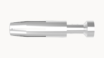 Розеточный обжимной контакт (Ag) 16A-SF-4.0 - Розеточный обжимной контакт, номинальный ток: 16A, номинальное сечение: 4,0 мм кв., тип покрытия контактов: серебро