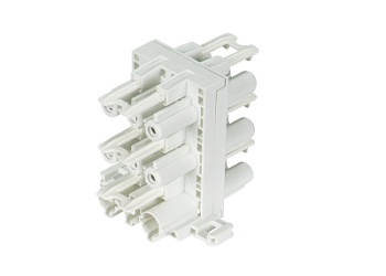 Разветвитель GST18i3V 5P1 F V WS - Распределительное устройство, 1 вход / 5 выходов, тип: НН, с монтажными фланцами, 3 полюса, серия gesis GST18i3, номинальное напряжение: 250V, номинальный ток: 20А, цвет: белый