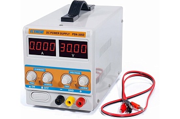 ELEMENT 305D - Источник питания регулируемый 0-30В до 5A 2xLCD