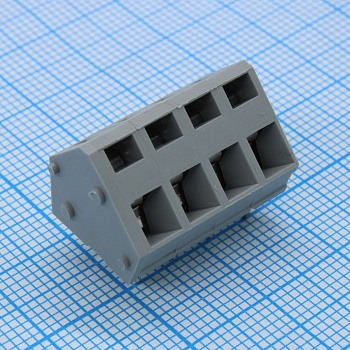 GT245-5.0-04P-11-00 - Нажимной безвинтовой клеммный блок 4 контакта. Зажим типа зажимная клеть. Серия GT245-5.0
