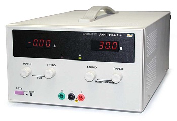 АКИП-1147/2 - Источник питания постоянного тока 300Вт, 1 канал 0-30В/10А, дискретность  100мВ/ 10мА