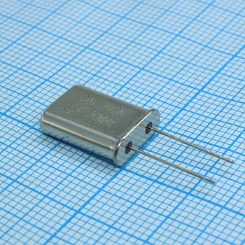HC49U-2.4576MHZ-20PF CALTRON - Резонатор кварцевый HC49U-2.4576МГц-20пФ CALTRON