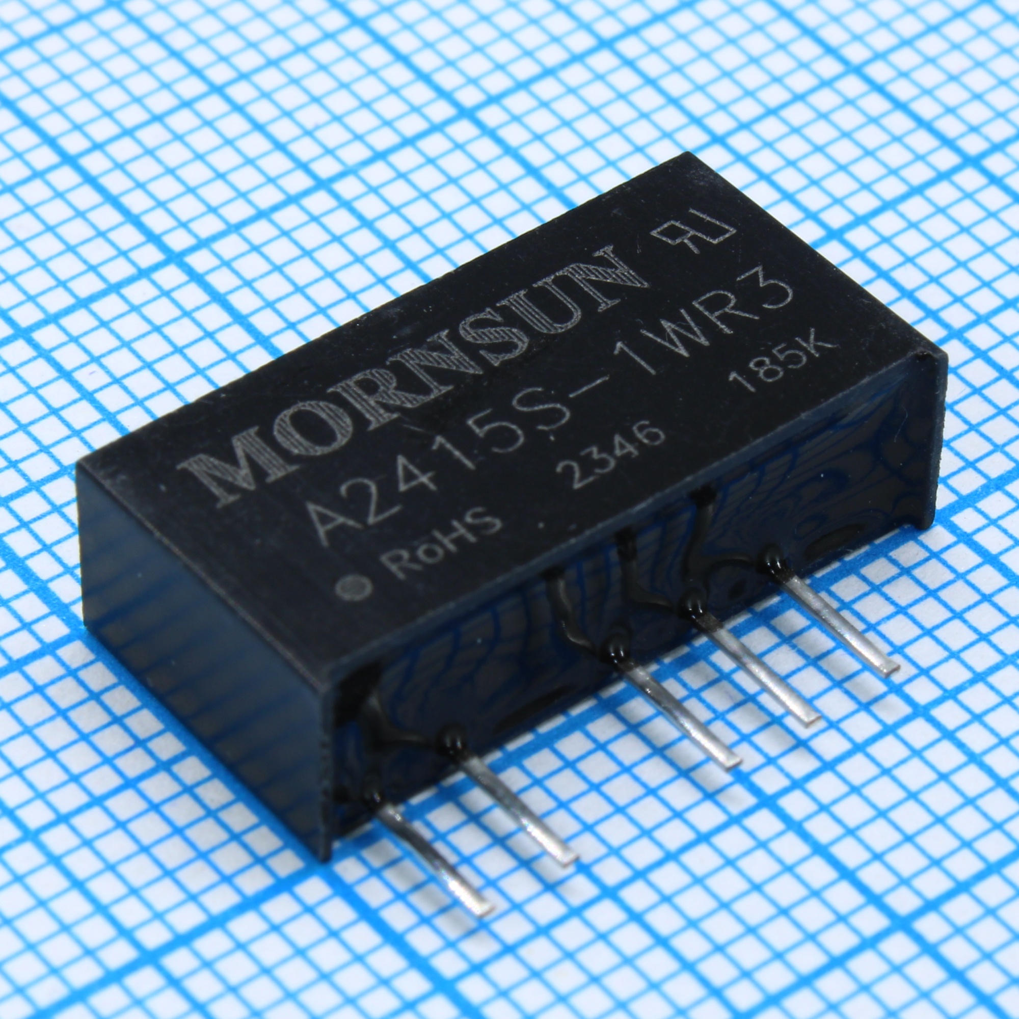 A2415S-1WR3 - Преобразователь DC/DC мощность, Вт: 1 вход 24В выход ±15В/±34мА изоляция: 1500В