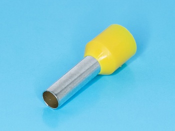 TIC-6-12 - Наконечник 12мм для обжима многожильного кабеля  6,0мм, изолированный, кратно 100шт.