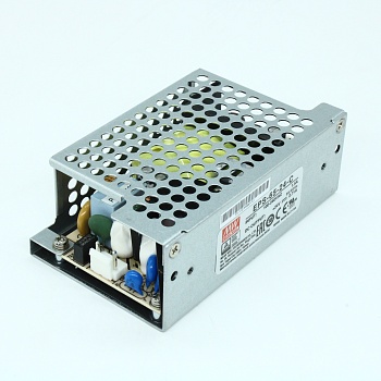 EPS-65-24-C - AC-DC, 65Вт, вход 85…264V AC, 47…63Гц /120…370В DC, выход 24В/2.71A, рег. вых 21.6…27В, изоляция 3000В AC, в кожухе 103.4х62х37мм, -30…+70°С