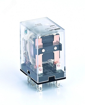 Реле промежуточное ПР-102 5А 230В AC 2 конт. с LED-индикацией 23864DEK