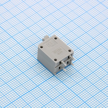 GT236-3.81-02P-11-00 - Нажимной безвинтовой клеммный блок 2 контакта. Зажим типа торцевой контакт. Серия GT236-3.81