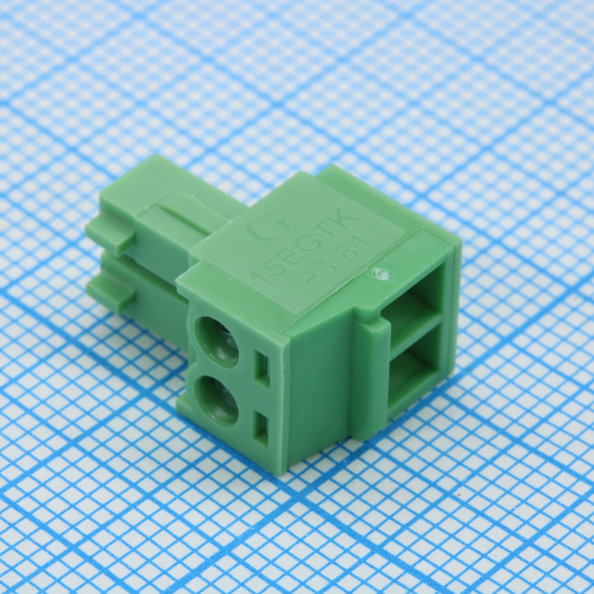 15EGTK-3.81-02P-14-00 - Разъемный клеммный блок, 2 контакта. Серия 15EGTK-3.81