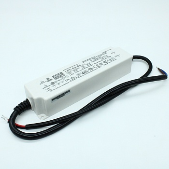 LPF-60-48 - AC/DC LED CV+CC, 60Вт, вход 90…305В AC, 47…63Гц /127…431В DC, выход 28.8…48В/1.25A, ККМ, изоляция 3750В AC, в кожухе 162.5х43х32мм, -40…+80°С, IP67