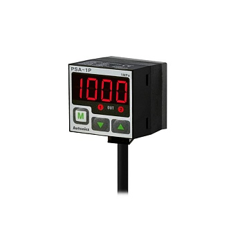 PSA-1P-RC1/8 - Датчики давления газов с дисплеем , 30х30х39мм, выходы - 1 дискретный и 1 аналоговый