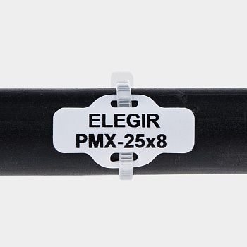 Маркер под каб. стяжку PMX-25x8 W - Маркер под кабельную стяжку, размер 25x8 мм, цвет белый, в упаковке 900 маркеров