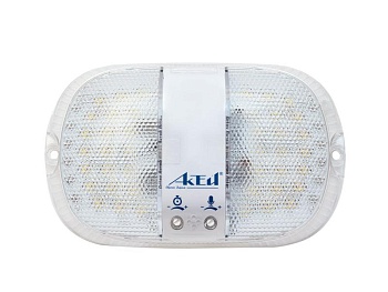 Светильник светодиодный 11Вт IP30 с оптико-акустич. датчиком СА-7012У