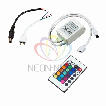 LED RGB контроллер инфракрасный (IR) 12 V/6 A 143-101-3