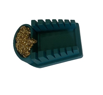T02 GREEN - Подставка-держатель для пайки проводов и очистителем жала, стружкой