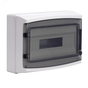 Щиток настенный с дверцей 18 мод.,IP65, серый, с клеммным блоком 63А RB18W6TGD