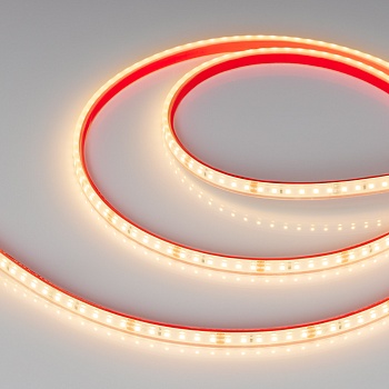 Лента герметичная RTW-PFS-A120-11mm 24V Warm3000 (9.6 W/m, IP68, 2835, 5m) 033786 - Светодиодная лента RTW-PFS-A120, герметичная IP68 (PFS-полная силиконовая экструзия). Светодиоды 2835, 120 шт/м (600 шт на 5 м), белая плата, ширина 11 мм, скотч 3M. Цвет 