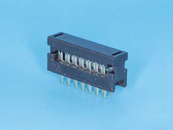FDC-14 - Разъем 2х7 контактов на плату для наколки на шлейф