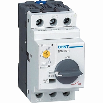 Выключатель автоматический защиты двигателя NS2-32H 9-14А с поворотной ручкой CHINT 253602