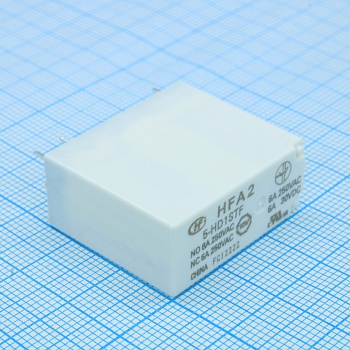 HFA2/5-HD1STF - Универсальное реле, серия G2R, силовое, без защелки, SPDT, 24В DC, 16А