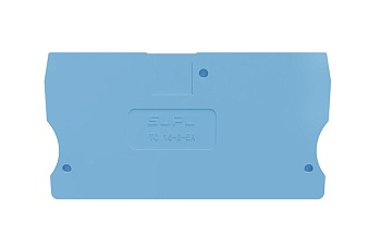 Торцевая крышка TC16-2-BU-EA - Торцевая крышка для клемм TC16-2-..., цвет: синий