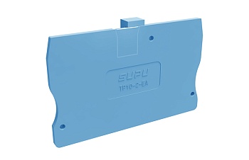 Торцевая крышка TP10-2-BU-EA - Торцевая крышка для клемм TP10-2-..., цвет: синий