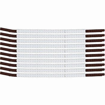 brd133938 - SCN-15-BLANK клипсы  белые, 300шт/упак, для провода 3,8-4,6мм диаметра