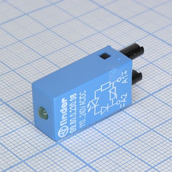 99.80.0.230.98 - Защитный модуль, светодиод+варистор, 110-230VAC/DC