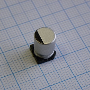 CA010M0330REF-0810 - Конденсатор электролитический стандартный 10В 330мкФ ±20%, 2000 часов, -40...+85°C, 8х10.5мм