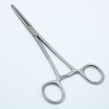 Зажим монтажный прямой 200мм - выполнен из нержавеющей стали