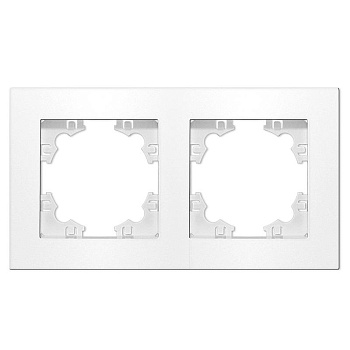 Рамка 2-м Афина универс. бел. A0044