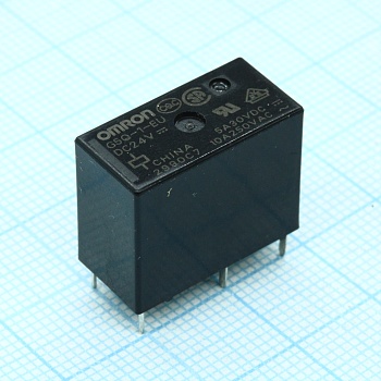 G5Q-1EU-24DC (TY) - Универсальное реле, серия G5Q, силовое, без защелки, SPDT, 24В DC, 10А